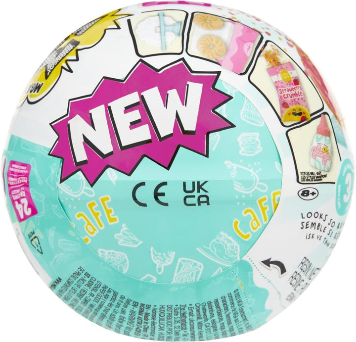 Make It Mini Food Cafe Series 3 Mini Collectibles - , Mystery Blind Packaging, DIY, Resin Play, Replica Food, NOT Edible, Collectors, 8+