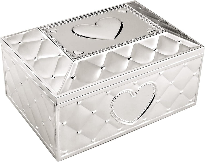 6205231 Childhood Memories Musical Ballerina Jewelry Box, Metallic