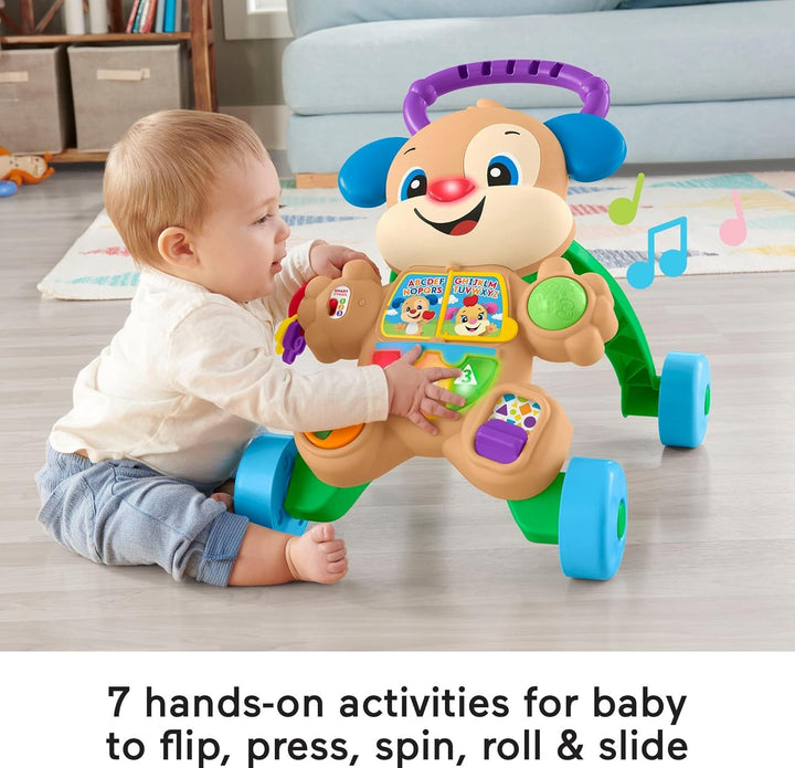 Baby Toy Laugh & Learn Smart Stages Learn with Puppy Walker with Music Lights & Activities for Infants Ages 6+ Months