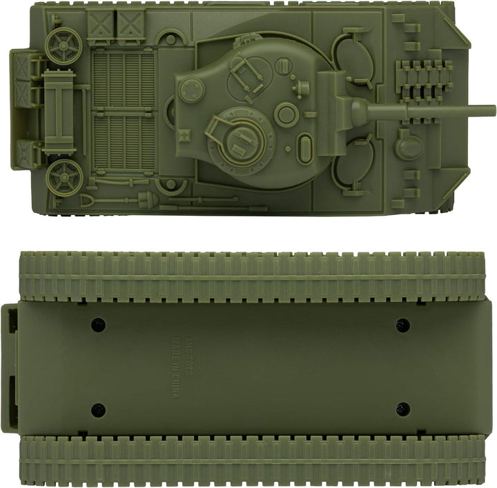 BMC WW2 Sherman M4 Tank - OD Green 1:32 Military Vehicle for Plastic Army Men