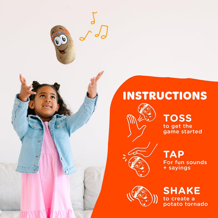 , Pass the Potato, Hilariously Wild and Fun Active Play Game | Gift for Kids & Toddlers | Boys & Girls Ages 3, 4-8+ | Indoor/Outdoor Toy| Summer & Camping Fun