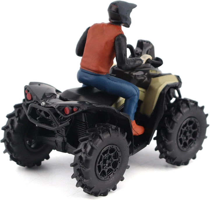 BRP Bombardier Models 1:32 Scale Diecast Replica Can-Am Renegade X Mr 1000R, Desert Tan & Carbon Black | Item 60011