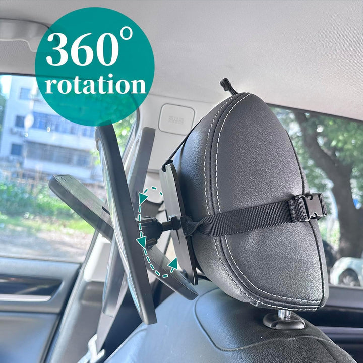 Baby Car Mirror for Rear Facing Seat,360° Rotation, Safety Certified Shatterproof Acrylic Glass, Clear Wide View,Infant Mirror for Car Seat Rear Facing