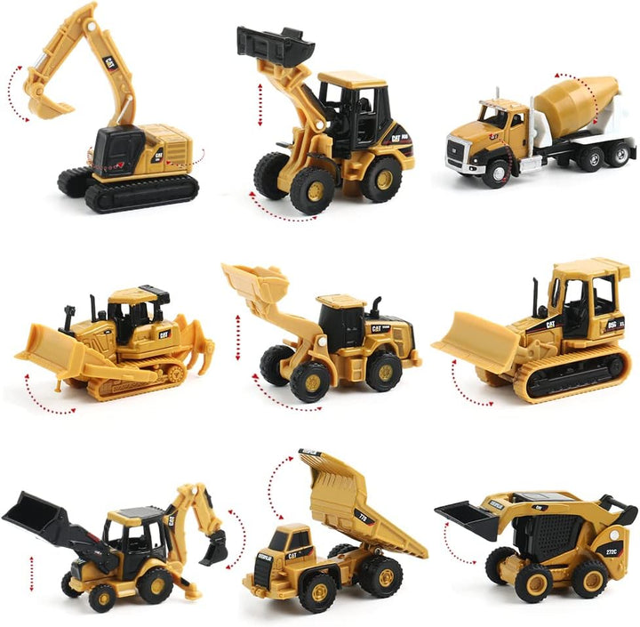 1:160 N Scale Alloy Construction Vehicles - 1 Pcs, Die Cast Mini Construction Truck Toys, Engineering Vehicle Model for N Scale Railroad, Train Set, Collection, Age 8+