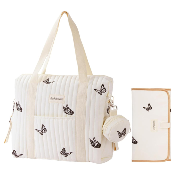 Large Diaper Bag Tote, Maternity Travel Diaper Tote, Multifunction Baby Bag, Baby Nappy Bags, Messenger Bag (Medium - Bears)