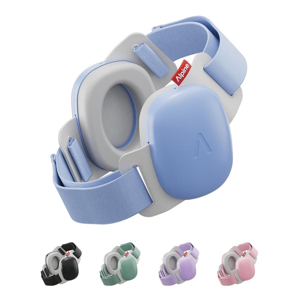 Baby Ear Protection for Infants & Toddlers(3–48 Months) - Lightweight 24Db Noise Cancelling Headphones - Safe Fit & Comfort Earmuffs - Improve Sleep - Baby Travel Essential, Blue