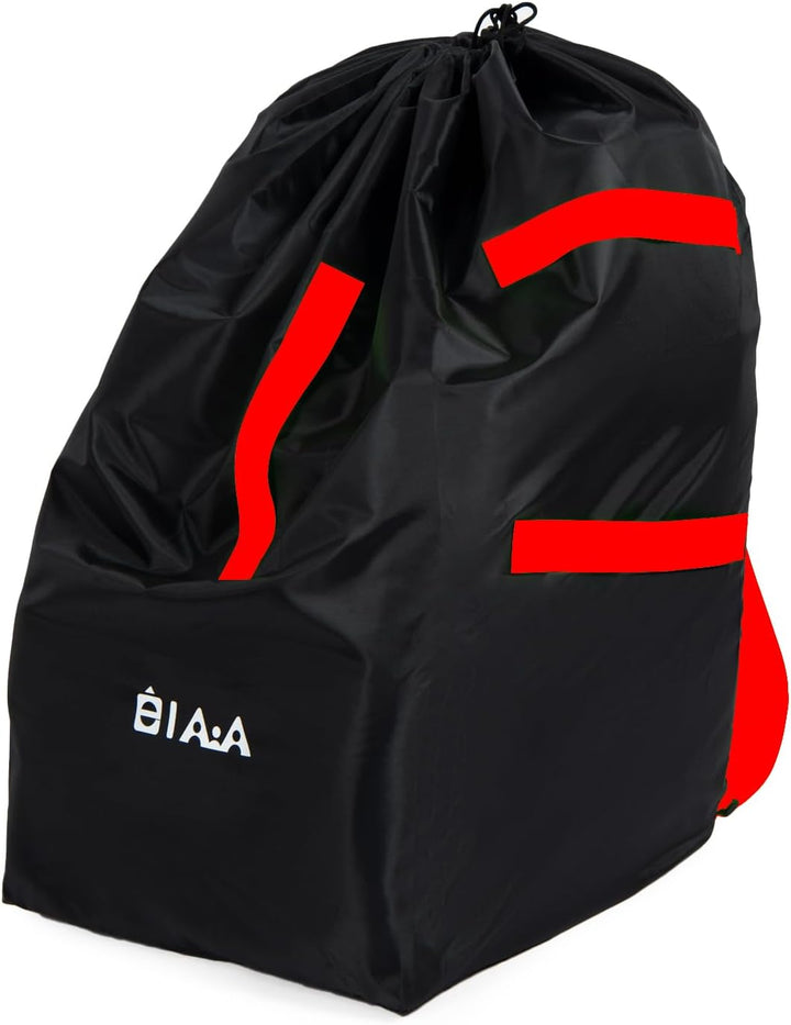 Car Seat Travel Bag for Airplane, Waterproof Wearable with Straps, Large Capacity Padded Car Seat Check Bag, Perfect for Air Travel, Family Vacations, and Parents with Infants