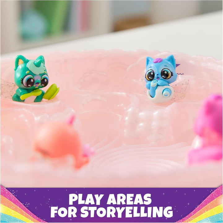 Alive, Rainbow Hatchery with 6 Mini Figures in Color Reveal Eggs & over 10 Accessories, Kids Toys for Ages 3 and Up