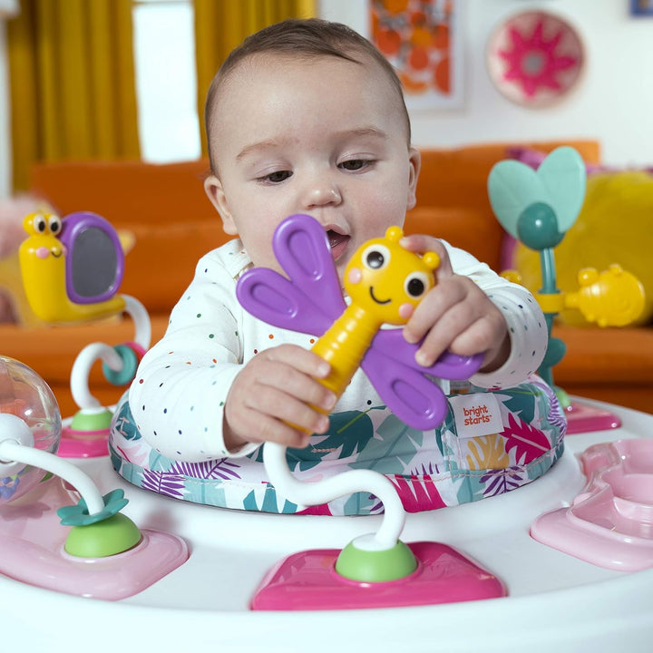 Bounce Bounce Baby 2-In-1 Activity Jumper & Table - Playful Palms