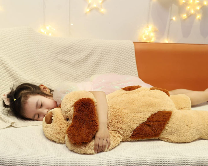 26.8 Inch 5 Lbs Dog Weighted Stuffed Animals, Large Weighted Plush Animal, Cute Plush Toy Pillow, Gifts for Adults, Kids, Boys and Girls