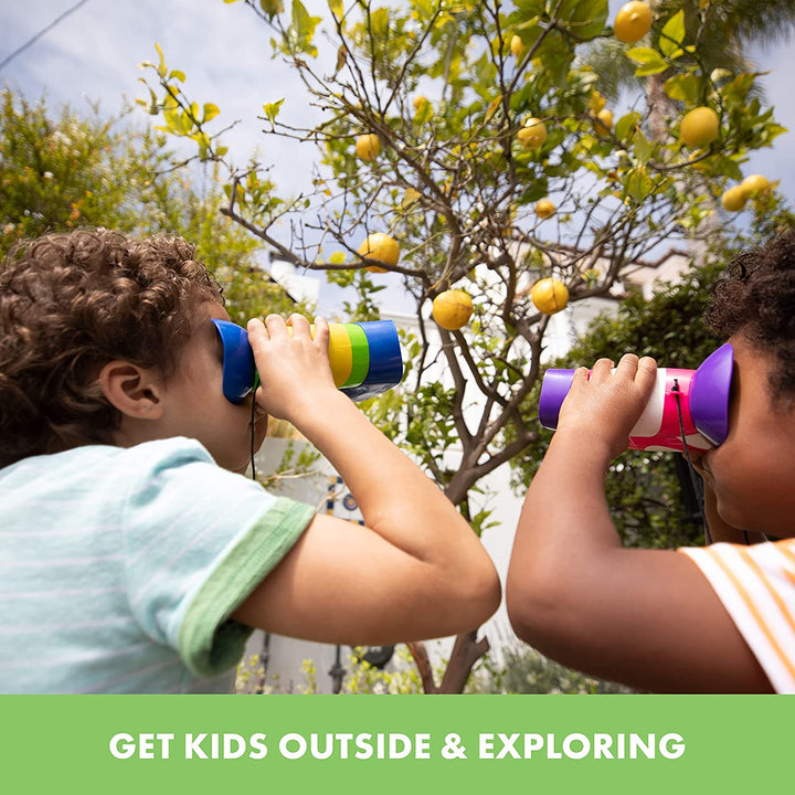 Geosafari Jr. Kidnoculars, Binoculars for Toddlers & Kids, Easter Basket Stuffers for Kids, Gift for Toddlers Ages 3+