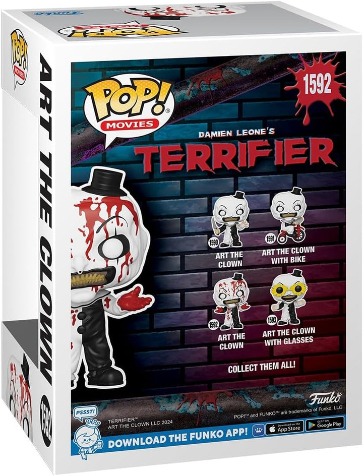POP! Movies: Terrifier 2 - Art the Clown - Bloody - Collectable Vinyl Figure - Gift Idea - Official Merchandise - for Kids & Adults - Horror Fans - Model Figure for Collectors and Display