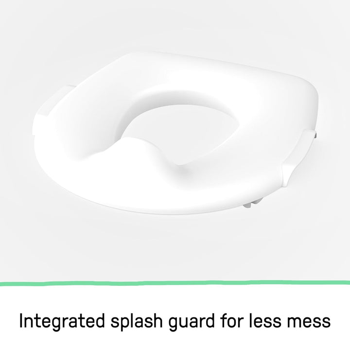 Summer Infant by  My Size Potty Pro in White, Toddler Potty Training Toilet, Lifelike Flushing Sound, for Ages 18 Months+, up to 50 Pounds