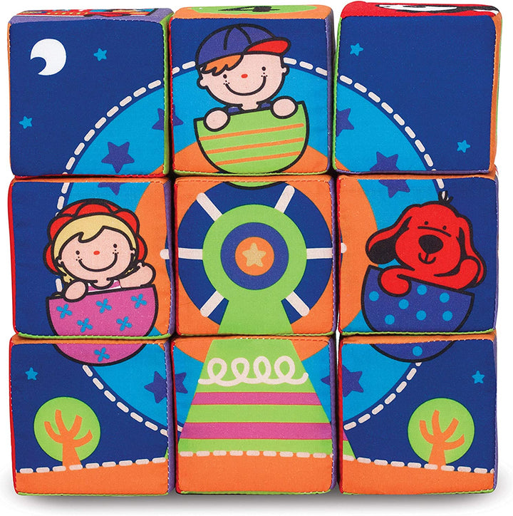 K'S Kids Match and Build Soft Blocks Set