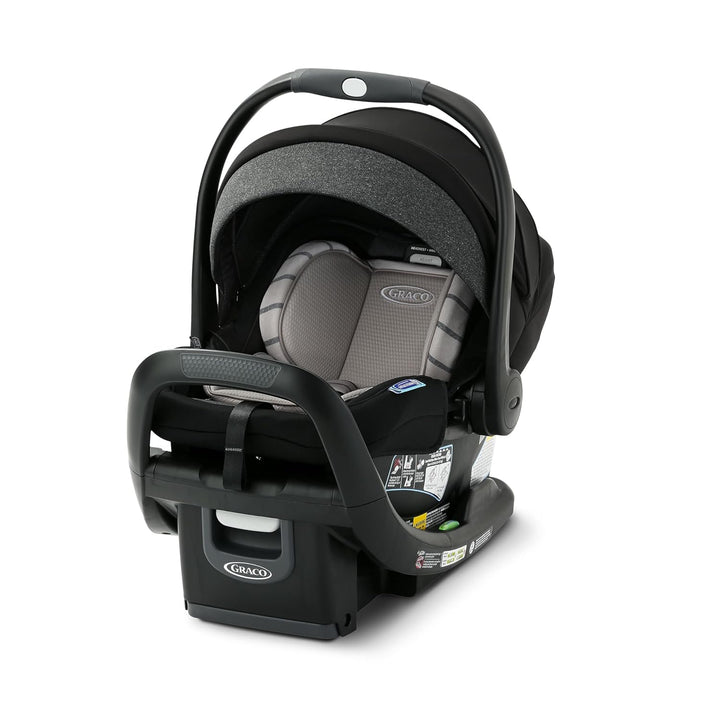 Snugride Snugfit Infant Car Seat, anti Rebound Bar for Extra Safety, No-Rethread Harness, LATCH Equipped, Baby Car Seat, Gotham