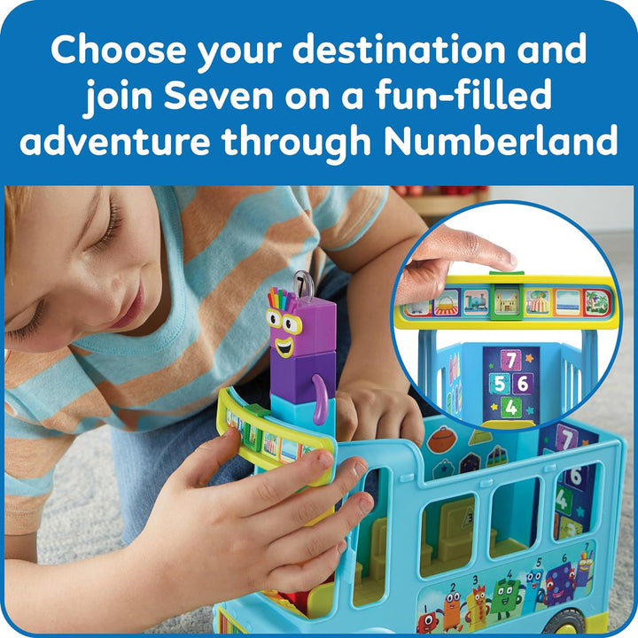 Numberblocks Rainbow Counting Bus, Music Toys for Kids Ages 3-5, Toddler Musical Toys, Play Figure Playsets, Number Toys, Preschool Learning Toys, Math Toys, Birthday Gifts for Kids