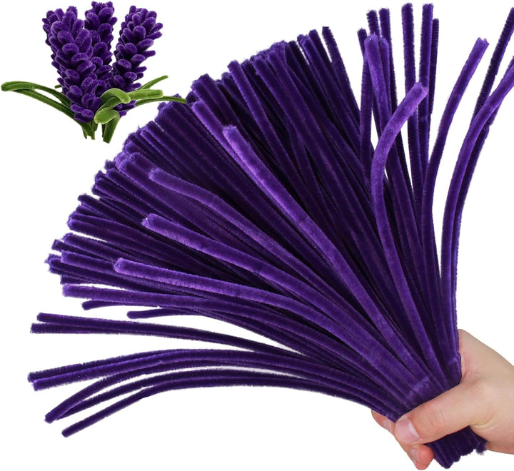 200PCS Pipe Cleaners with Instruction Manual 20 Colors Chenille Stems Bulk Art Craft Supplies Colorful Thick Fluffy Fuzzy Wire Sticks DIY Project for Kids Adults Back to School Supplies