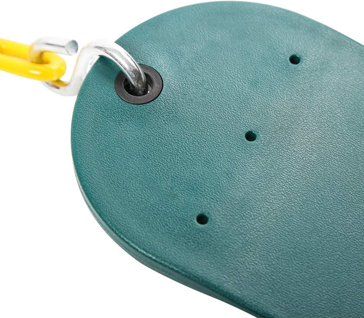 2PCS Swings Seats Heavy Duty with 66" Chain, Playground Swing Set Accessories Replacement with Snap Hooks, Support 250Lb (2, Green)