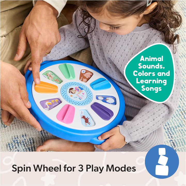 Official Spin along Learning Wheel with 3 Learning Play Modes, Educational Toys & Toddler Toys for Girls & Boys Ages 1-3+