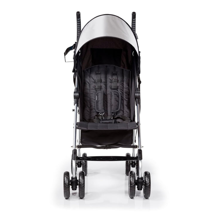 3Dlite Convenience Stroller, Black - Lightweight Stroller, Large Seat Area, Mesh Siding, 4 Position Recline, Extra Large Storage Basket, Infant Stroller for Travel