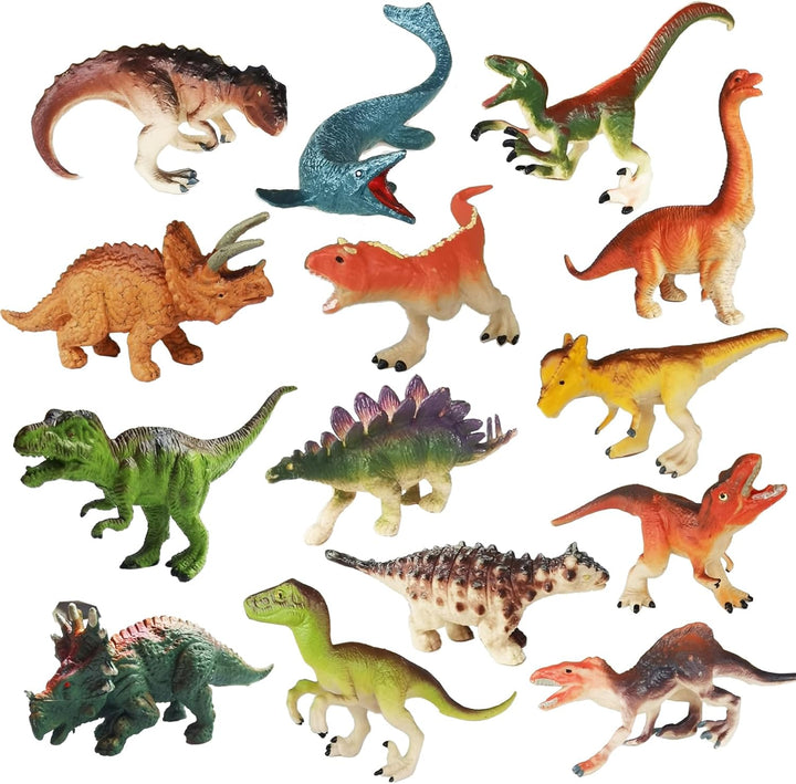 15 Pcs Mini Figures Toys Realistic Farm Animal Figurines, Plastic Learning Educational Playset Animal Themed Party Supplies Cake Topper Ornaments for Easter Egg Birthday Christmas