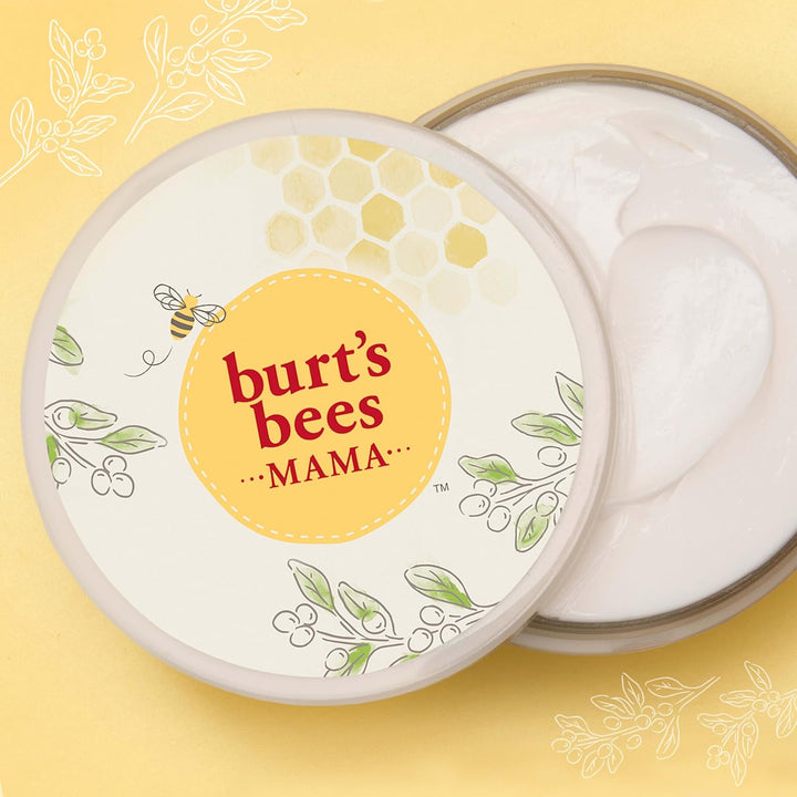 Mama Belly Butter Stretch Mark Cream for Pregnancy Massages Body & Reduces Scar Appearance, Prenatal & Postnatal Tummy Skin Care, Shea Butter & Vitamin E Rich Formula, 6.5 Oz Tub