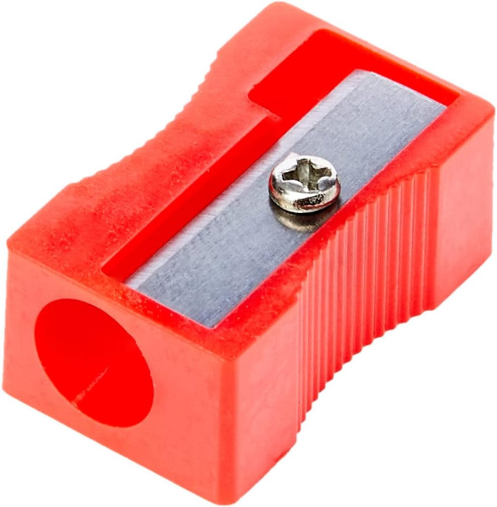 Stationery Tubs Plastic Pencil Sharpeners - Assorted Colours (Pack of 30)