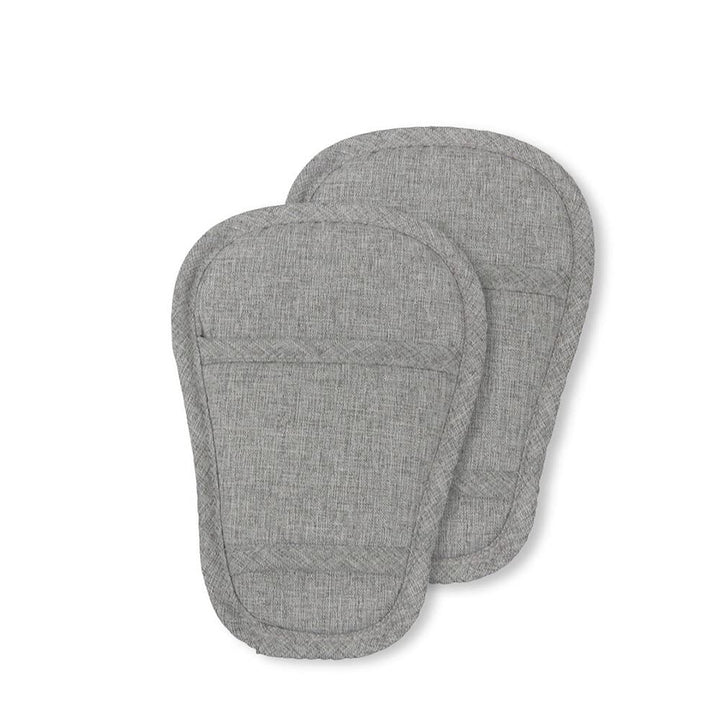 Baby Stroller Seatbelt Crotch Cushion Black 2 Piece, Universal Pram Belt Pads for Newborns Infants Kids, Pushchair Seat Belt Crotch Covers