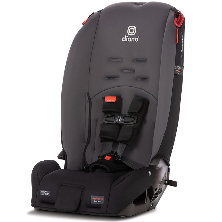 Radian 3R, 3-In-1 Convertible Car Seat, Rear Facing & Forward Facing, 10 Years 1 Car Seat, Slim Fit 3 Across, Gray Slate