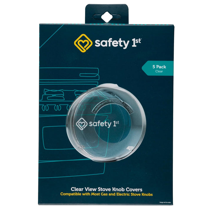 Child Proof Stove Knob Covers, Clear View Stove Knob Safety Covers (Set of 5)