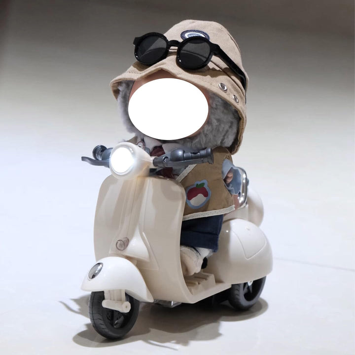 Scooter for 17Cm Dolls Accessories Hamster Pet Electric Toy (Green)