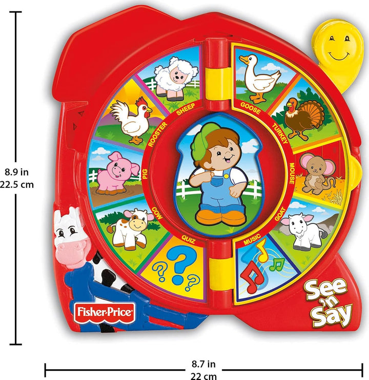 Little People Toddler Toy See ‘N Say the Farmer Says, Learning Game with Music & Sounds for Kids Ages 18+ Months (Amazon Exclusive)