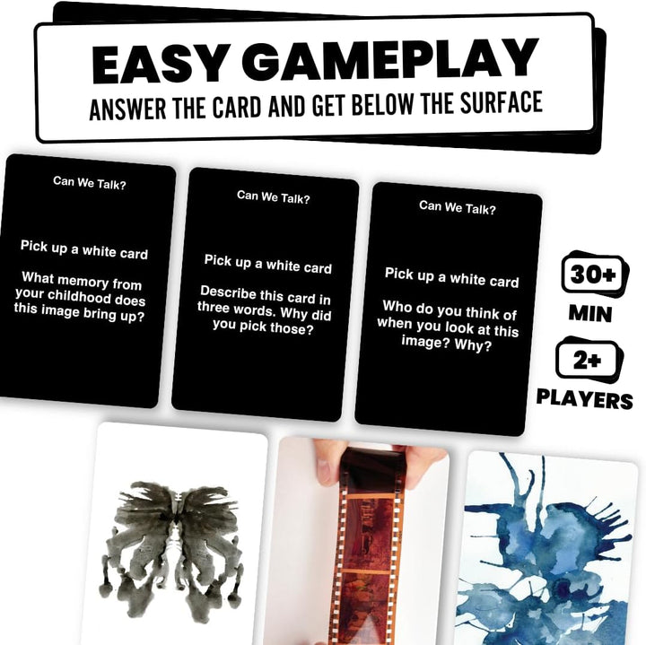 Can We Talk? - the Deep, Funny, and Real Conversation Game for Adults, Teens & Couples for Game Nights, Dates & Friend Groups, 400 Cards