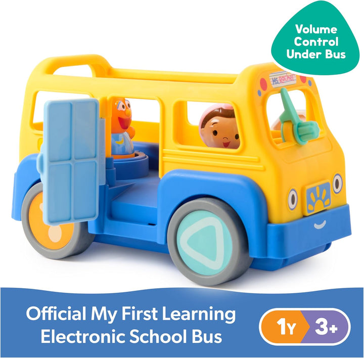 Official My First Learning Electronic School Bus with 2 Figures, Music & Sounds, Educational Toys & Toddler Toys for Girls & Boys Ages 1-3+
