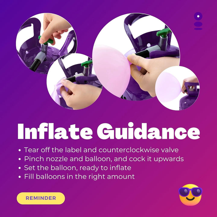 13L Helium Tank for Balloons at Home Helium Balloon Tank up to 50 Latex Balloons