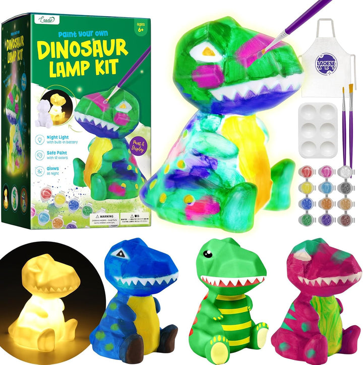 Paint Your Own Cat Lamp Kit, Art Supplies Arts & Crafts Kits, Painting Kit for Kids 6-12, Arts and Crafts for Kids Ages 8-12, Toys Girls Boy Birthday Easter Gift Ages 3 4 5 6 7 8 9 10 11 12+