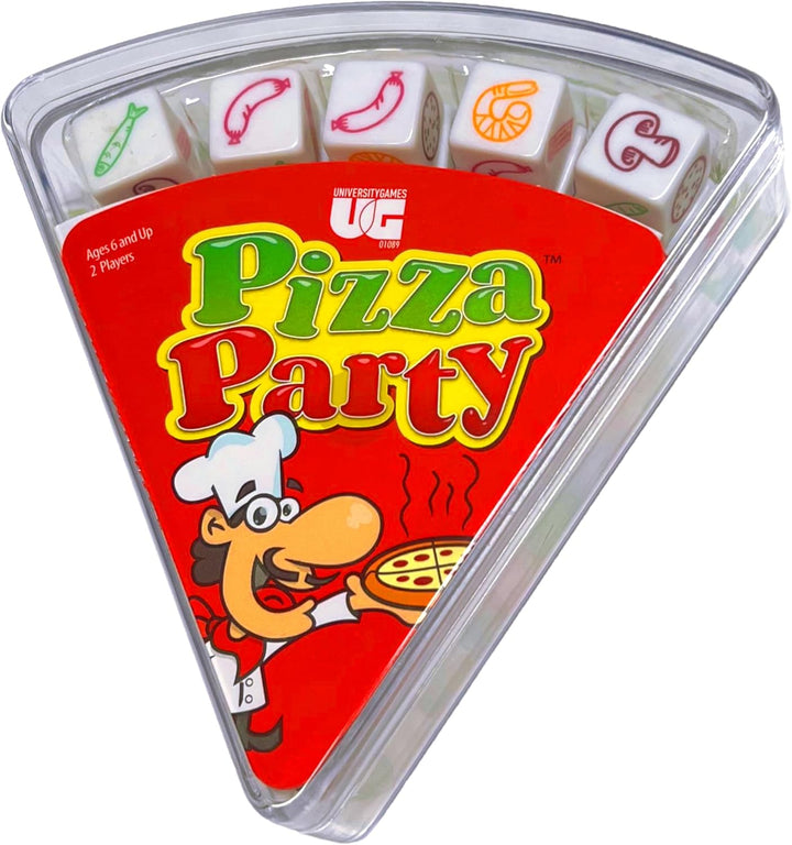 , Pizza Party Dice Game, Dice Game for Kids and Families, Ages 6+