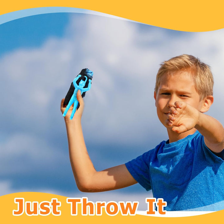 Parachute Toy - 6 PCS Army Parachute Figures Tangle Free Figures Throwing Toy Outdoor Children'S Flying Parachute Toys for Kids Ages 4-8 Top Christmas Stocking Stuffers