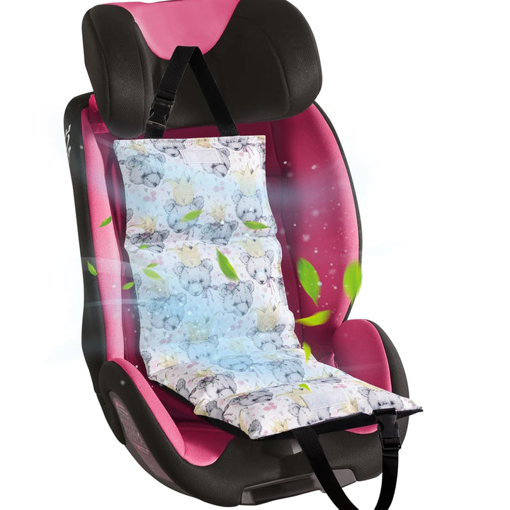 Car Seat Cooling Pad, Baby Stroller Cooling Pad - Insulated Cushion with Ice Pack for Heat, Multifunctional Cooler for Kids, Adults and Pets, Comfortable & Durable Summer Seat Liner Cooling Cover