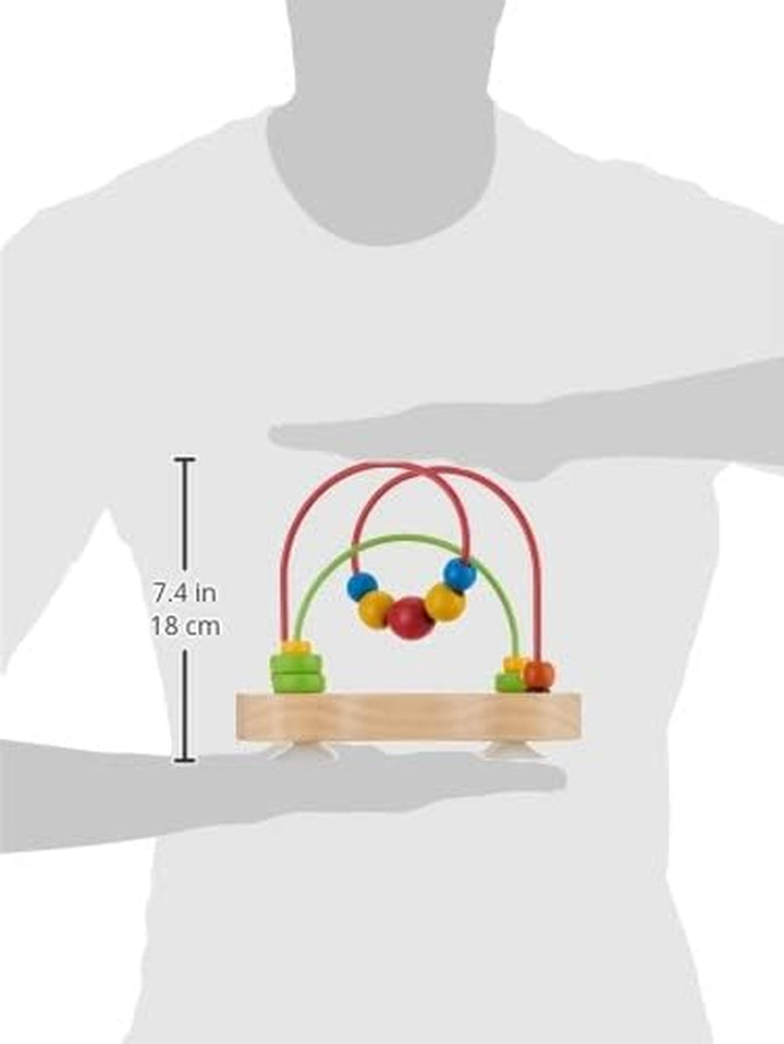 Double Bubble Wooden Bead Maze | Award Winning Educational Wire Roller Coaster Sorting Puzzle Early Development Toy for Babies and Toddlers