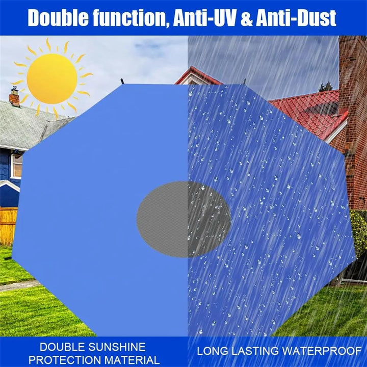 Trampoline Sun Shade Cover 6FT 8FT 10FT 12FT 14FT 16FT Trampoline Top Cover Waterproof Trampoline Canopy Oxford Outdoor Trampoline Accessories