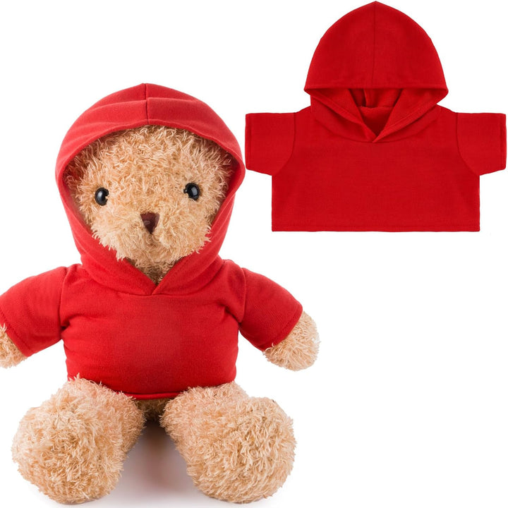 Sublimation Stuffed Bear Tshirt Fit 14-18 Inch Plush Bear Lovely Tiny Blank Stuffed Animal Clothes Easy Matching Doll Accessory Make Your Unique Stuffed Doll Outfit