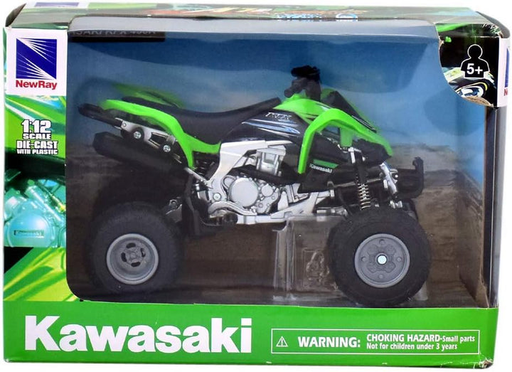 New Ray Toys 1:12 Scale ATV - KFX450R - 57503, Assorted Color.