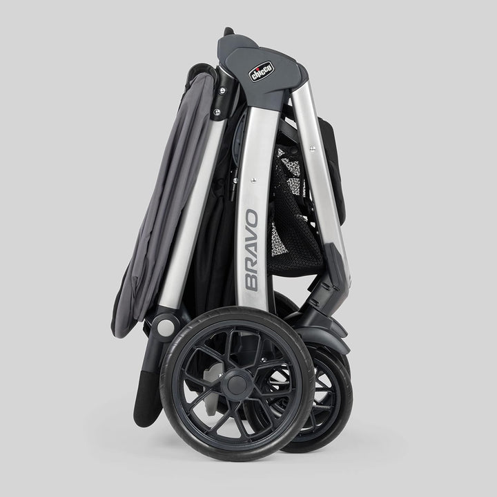 Bravo 3-In-1 Trio Travel System, Bravo Quick-Fold Stroller with Keyfit 30 Infant Car Seat and Base, Car Seat and Stroller Combo | Camden/Black