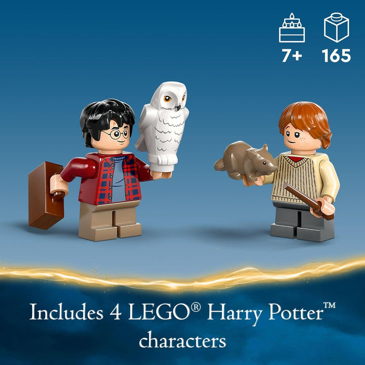 Harry Potter Flying Ford Anglia, Buildable Car Toy with 2 Minifigures for Role Play, Fantasy Playset for Kids, Harry Potter Car, Gift for Boys, Girls and Any Fan Ages 7 and Up, 76424