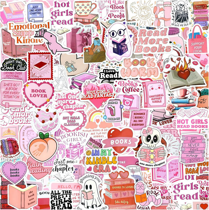 200Pcs Water Bottle Stickers for Kids, Cute Stickers for Water Bottles, Vinyl Waterproof Aesthetic Laptop Sticker Pack Classroom Prizes Skateboard for Kids Teens Girls Students
