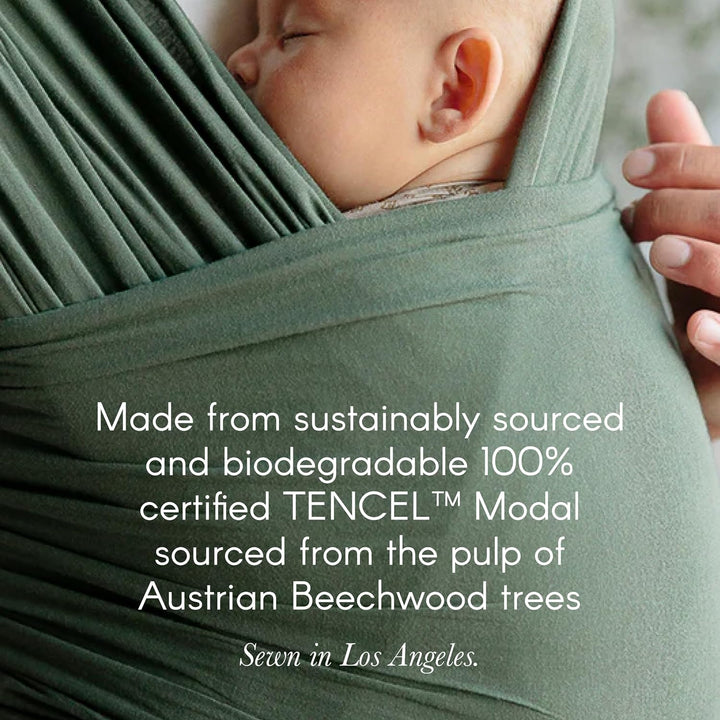 Wrap, Buttery-Soft Baby Carrier Newborn to Toddler 8-25 Lbs., Lightweight & Hands-Free Infant Sling Wrap, Breathable Summer Carrier, Baby Wearing & Postpartum Essential, New Mom Gift, Spelt