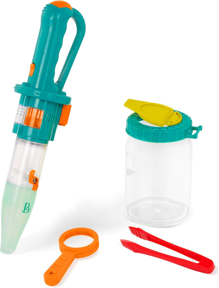 – Bug Bungalow Insect Catching Kit with Mesh Case, Magnifying Container, Tweezers & Magnifier – Educational Outdoor Toys for Toddlers – Nature Exploration Set for 3+ Years