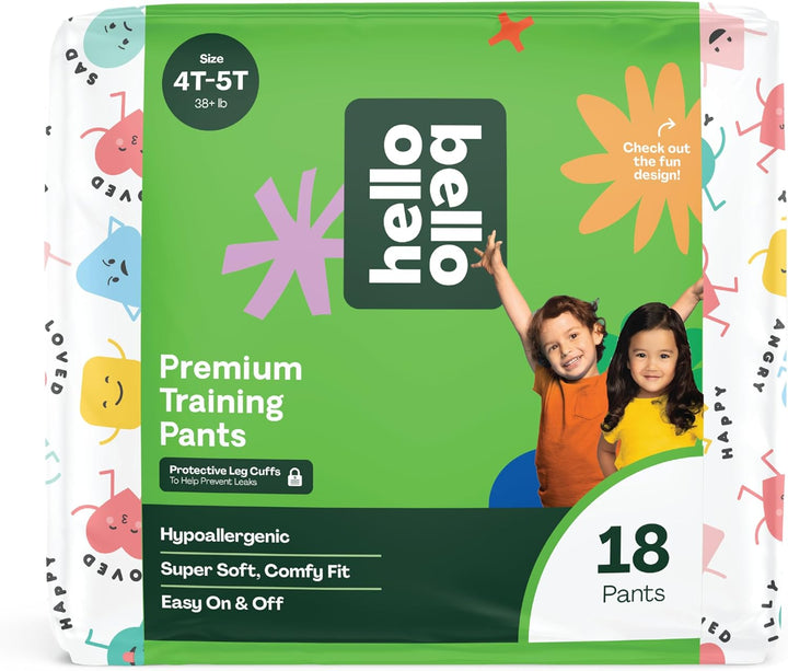 Premium Training Pants 3T-4T, All about Feelings Design, 22Ct Jumbo Pack