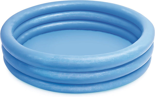 59416EP Crystal Blue Inflatable Kiddie Swimming Pool, 45In X 10In